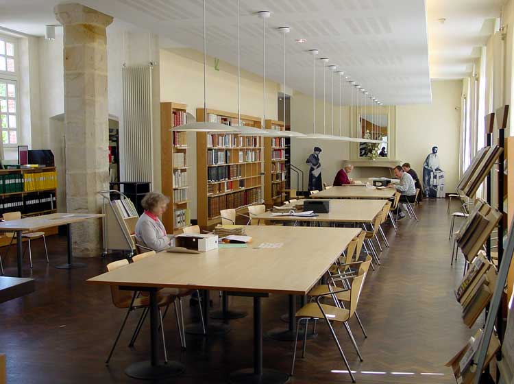 La salle de lecture